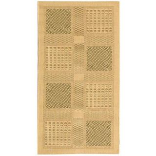 Indoor/ Outdoor Lakeview Natural/ Olive Rug (27 X 5) (IvoryPattern: GeometricMeasures 0.25 inch thickTip: We recommend the use of a non skid pad to keep the rug in place on smooth surfaces.All rug sizes are approximate. Due to the difference of monitor co