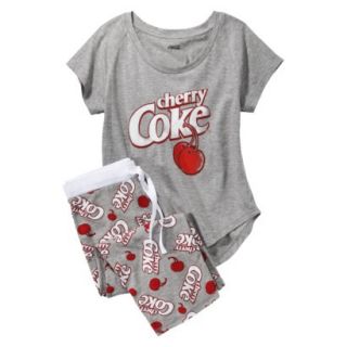 Cherry Coke Pajama Set   Grey M