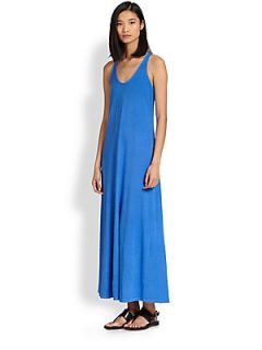Splendid Knit Maxi Dress   Riviera Blue