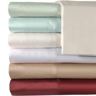 American Heritage 500tc Egyptian Cotton Sateen Solid Sheet Set, Ivory