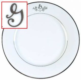 Princess House Princess Heritage (Platinum Trim) Dinner Plate, Fine China Dinner