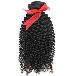 8 Inch Brazilian Curly Wave Weft 100% Virgin Remy Human Hair Extensions 3Pcs