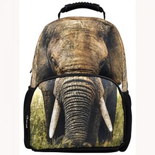 Veevan Unisexs Life like Elephant School Backpack