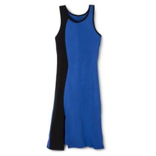Mossimo Womens Colorblock Midi Dress   Blue/Black S