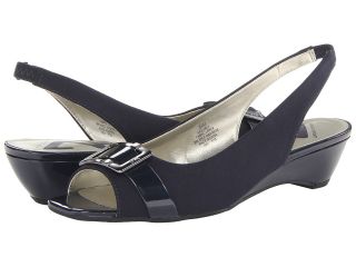 Anne Klein Burle Womens Sling Back Shoes (Navy)