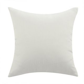 Modern Solid White Polyester Decorative Pillow With Insert