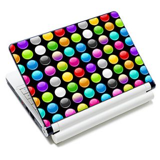 Colorful Round Dot Pattern Laptop Notebook Cover Protective Skin Sticker For 10/15 Laptop 18685