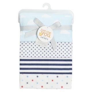 Just One You Made by Carters Clear Skies Boys 4pk Receiving Blankets