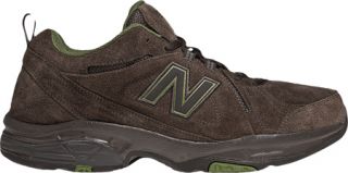 Mens New Balance MX608v3   Suede Brown/Green Trainers