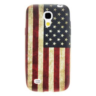 Vintage American Flag Pattern TPU Soft Case for Samsung Galaxy S4 Mini I9190