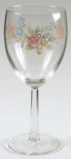 Pfaltzgraff Tea Rose 10 Oz Glassware Wine, Fine China Dinnerware   Stoneware,Pin