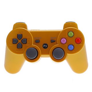 Wireless Bluetooth Controller for PS3 / PC Golden (Color Buttons)