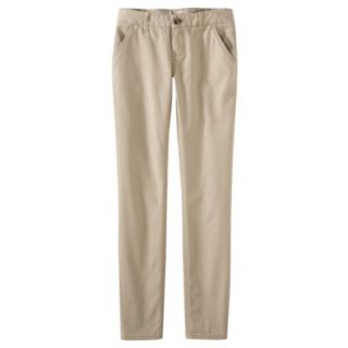 Mossimo Supply Co. Juniors Skinny Chino Pant   Bonjour Brown 11