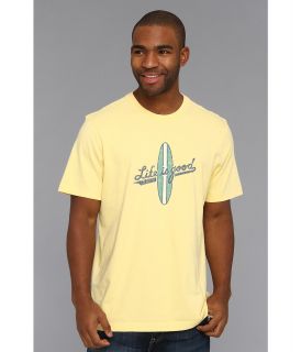 Life is good Ballyard Script Surfboard Crusher Tee Mens T Shirt (Yellow)