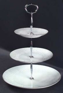Rosenthal   Continental Ermine 3 Tiered Serving Tray (DP, SP, BB), Fine China Di