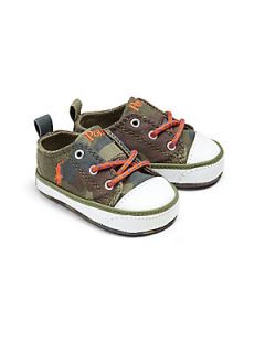Ralph Lauren Infants Army Harbour Low Top Sneakers   Green