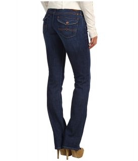 Lucky Brand Cate Mini Bootcut Flap Jean in Medium Savage Womens Jeans (Blue)