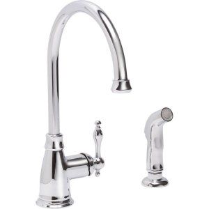 Premier Faucets 119258 Wellington Lead Free Single Handle Kitchen Faucet with Ma