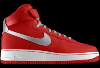Nike Air Force 1 High iD Custom Kids Shoes (3.5y 6y)   Red