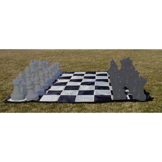 Nylon Garden Chess Mat   8ft x 8ft Multicolor   GCM12