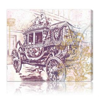 Oliver Gal Charles X Carriage Graphic Art on Canvas 10028 Size: 20 x 17