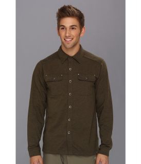 Royal Robbins Sonora L/S Snap Up Mens Long Sleeve Button Up (Olive)