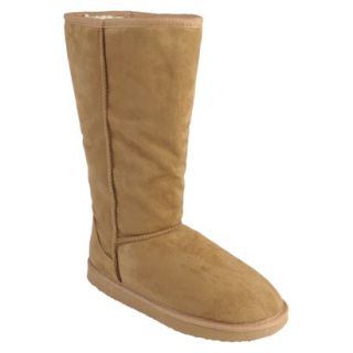 Womens Journee Collection Ladies 12 Inch Faux Suede Boot   Camel (10)