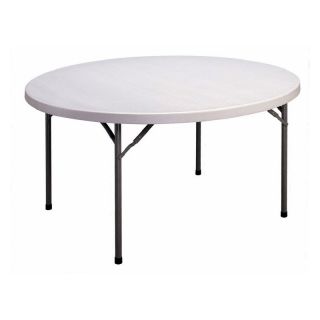 Correll 60 in. Round Blow Molded Folding Banquet Table Multicolor   FS60R 23