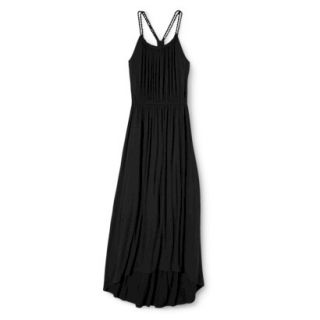 Merona Petites Sleeveless Braided Maxi Dress   Black LP