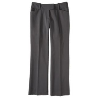 Mossimo Womens Double Weave Curvy Flare Pant   Railroad Gray 2