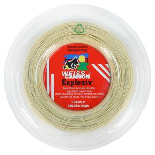 Weiss Cannon Explosiv 16G Reel Tennis String  Natural