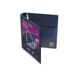 Avery Nonstick Heavy duty EZd 1 inch Capacity Navy Blue Reference View Binder (pack Of 12) (BlueQuantity: Case of 12Locking EZD™ ring holds up to 50 percent more than same size round rings (20 percent more than slant ring)Back mounted rings allow pages 