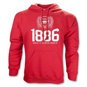 hidden Arsenal FC 1886 Anniversary Hoody (Red)