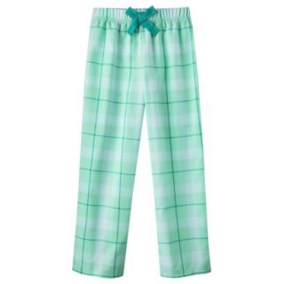 Xhilaration Girls Plaid Flannel Sleep Pant   Green XL