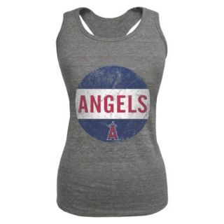 MLB Womens Los Angeles Angels Tank Top   Grey (S)