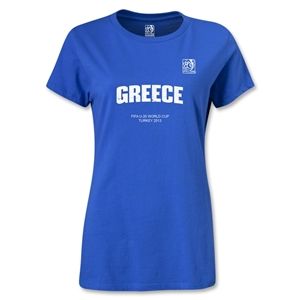 FIFA U 20 World Cup 2013 Womens Greece T Shirt (Royal)