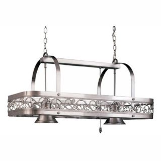 Scroll Filigree Pot Rack with Lights   H 11Y D 11