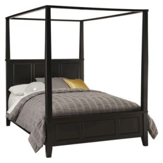 King Headboards  Bedford Canopy Bed   Black