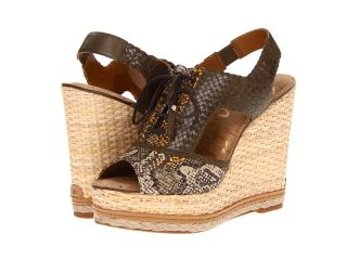 Sam Edelman Tinley Womens Wedge Shoes (Olive)