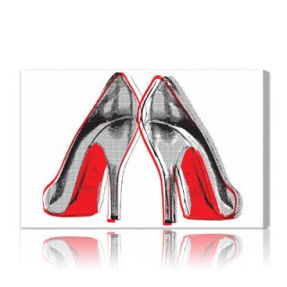 Oliver Gal Fire in Your New Shoes Graphic Art on Canvas 10041 Size: 16 x 12