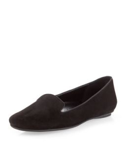 Selene Suede Flat, Black