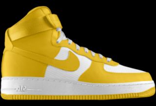 Nike Air Force 1 High iD Custom Kids Shoes (3.5y 6y)   Yellow