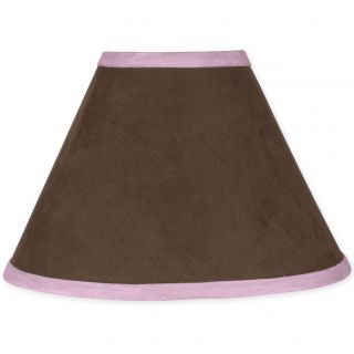 Sweet Jojo Designs Soho Pink And Brown Lamp Shade (Brown/ pinkDimensions: 7 inches high x 10 inches bottom diameter x 4 inches top diameterMaterial: 100 percent microsuedeLamp base is NOT includedThe digital images we display have the most accurate color 