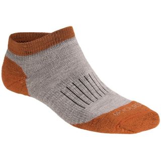 Woolrich Spruce Creek Hiker Socks   Merino Wool  Below the Ankle (For Men)   OATMEAL/RUST (S )