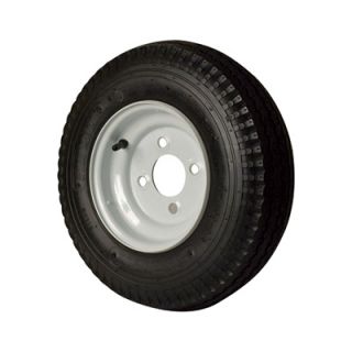 4 Hole High Speed Standard Rim Design Trailer Tire Assembly   480 8