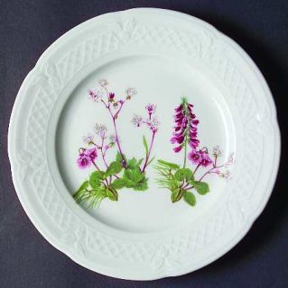 Louis Lourioux Wild Flower Salad Plate, Fine China Dinnerware   Wildflowers Cent