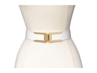 Lodis Accessories Pretty Young Thing Metal Front Adjustable Hip Belt Womens Belts (White)