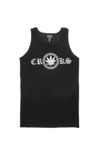 Mens Crooks And Castles Tank Tops   Crooks And Castles 420 Cotton Mouth Tank Top