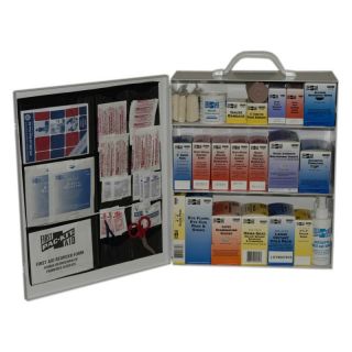Pac Kit 3 Shelf Industrial First Aid Station Multicolor   6155