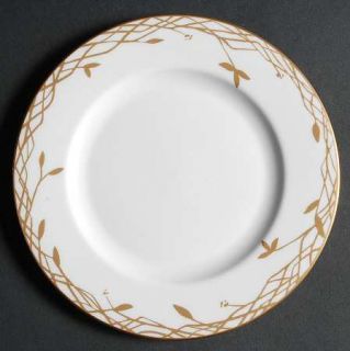 Lenox China Primrose Hill Salad Plate, Fine China Dinnerware   Kate Spade,Gold V